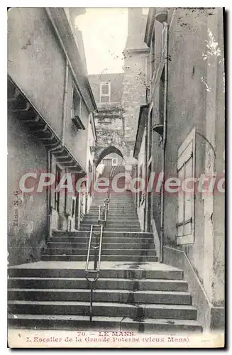 Cartes postales Le Mans Escalier De La Grande Poterne