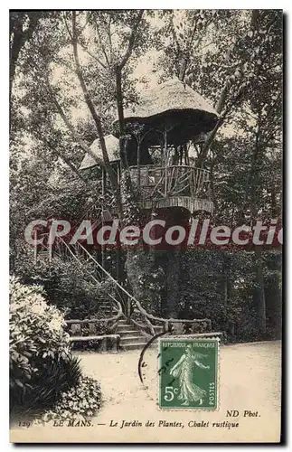 Cartes postales Le Mans Le Jardin Des Plantes chalet