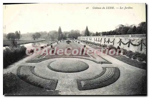 Cartes postales Chateau Du Lude Les Jardins