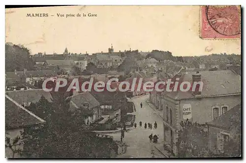 Cartes postales Mamers Vue Prise De La Gare