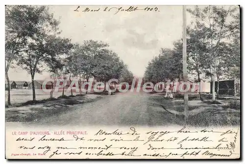 Cartes postales Le Camp D'Auvours Allee Principale