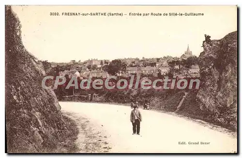 Cartes postales Fresnay Sur Sarthe Entree Par Route De Sille Le Guillaume