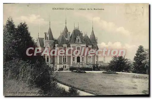 Cartes postales Solesmes Chateau De La Martiniere