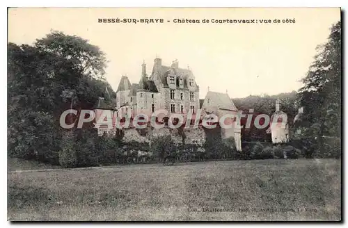 Cartes postales Besse Sur Braye Chateau De Courtanvaux Vue De Cote