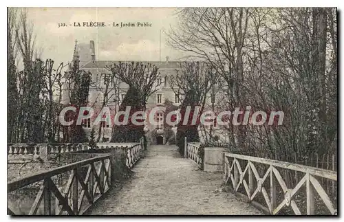 Cartes postales La Fleche Le Jardin Public