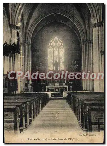 Ansichtskarte AK Parc� Interieur De I'Eglise