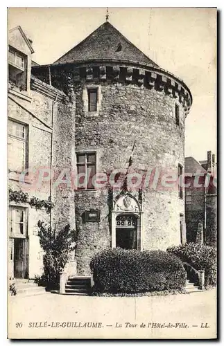 Cartes postales Sille Le Guillaume La Tour De I'Hotel De Ville