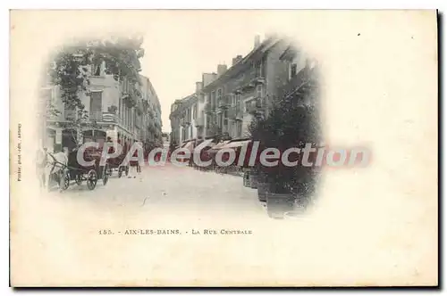 Cartes postales Aix Les Bains La Rue Centrale