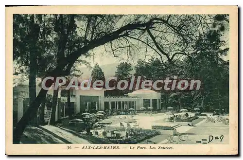 Cartes postales Aix Les Bains Le Parc Les Sources