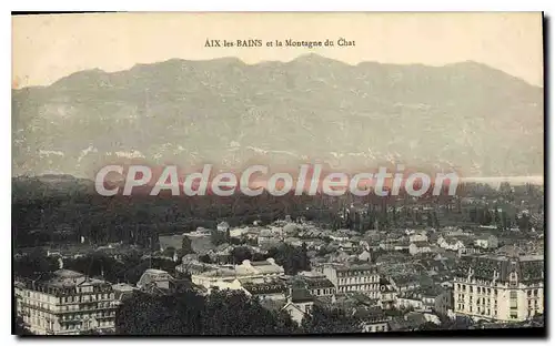 Cartes postales Aix Les Bains Et La Montagne Du Chat