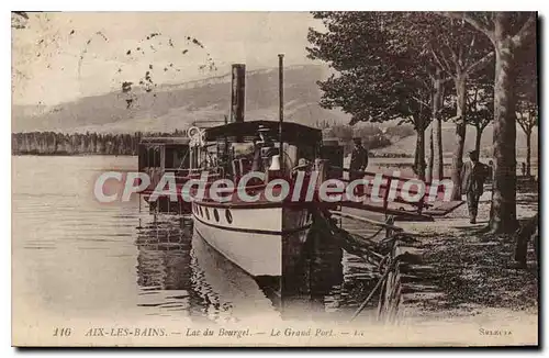 Cartes postales Aix Les Bains Lac Du Bourget Le Grand Port