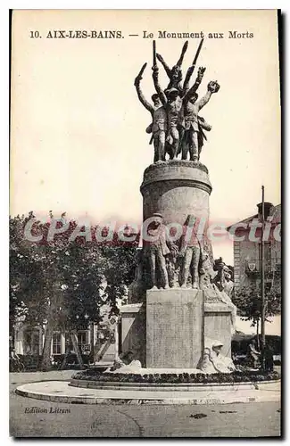 Cartes postales Aix Les Bains Le Monument Aux Morts