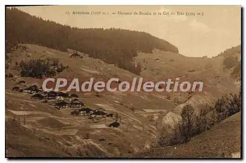 Ansichtskarte AK Areches Hameau De Boudin Et Le Col du Pr�s