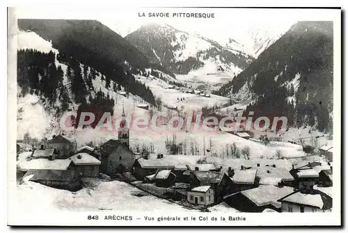 Ansichtskarte AK Areches Vue Generale Et Le Col De La Bathie