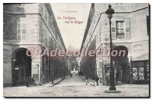 Cartes postales Chambery Les Portiques Rue De Boigne