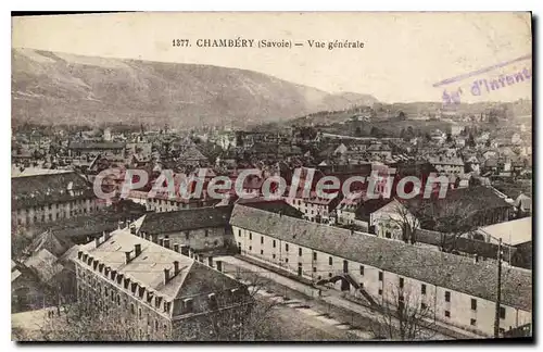 Cartes postales Chambery Vue Generale