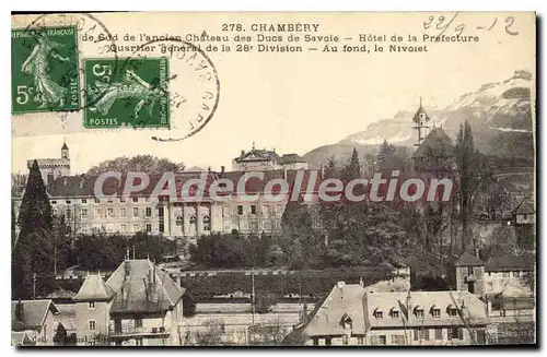 Ansichtskarte AK Chambery Sud De I'Ancien Chateau Des Ducs h�tel de la pr�fecture