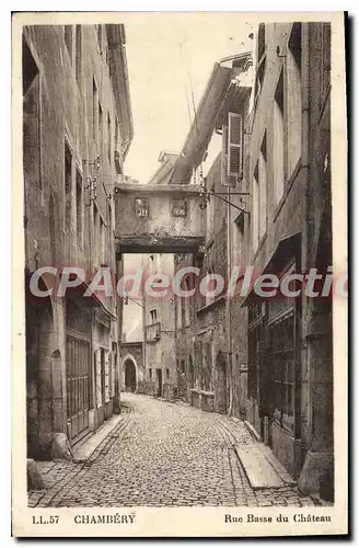 Cartes postales Chambery Rue Basse Du Ch�teau