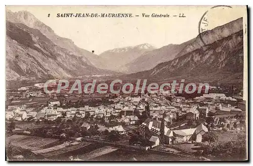 Cartes postales Saint Jean De Maurienne Vue Generale