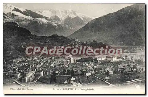 Cartes postales Albertville Vue Generale