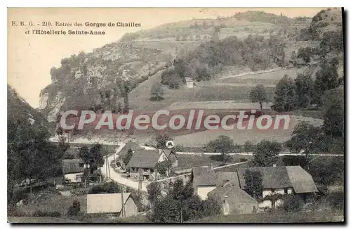 Cartes postales Entree Des Gorges De Chailles Et I'Hotellerie Sainte Anne