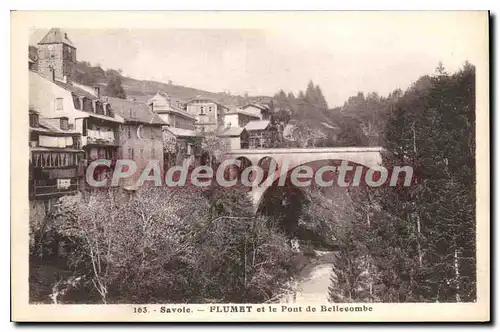 Cartes postales Flumet Et Le Pont De Bellecombe