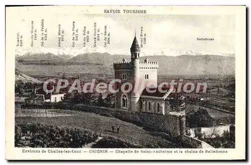 Cartes postales Chignin Chapelle De Saint Anthelme environs de Challes-les-Eaux