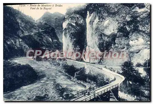 Cartes postales Route De Moutiers � Brides Pont De La Rageat