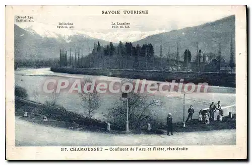 Cartes postales Chamousset Confluent De I'Arc Et I'Isere