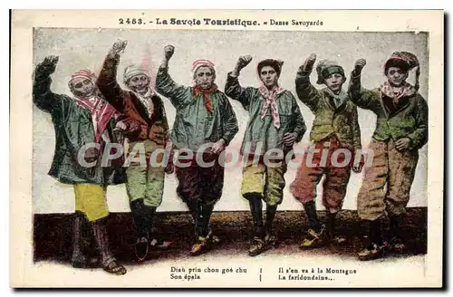 Cartes postales La Savoie Touristique Danse savoyarde la faridondaine