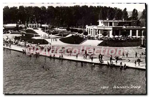 Cartes postales Annecy Plage