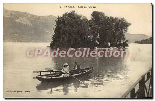 Cartes postales Annecy L'Ile Des Cygnes