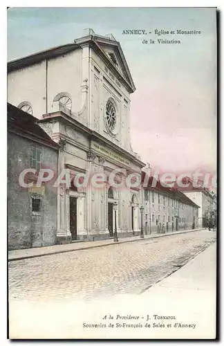 Ansichtskarte AK Annecy Eglise Et Monastere De La Visitation