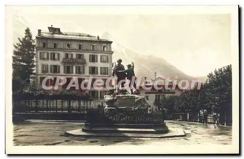 Cartes postales Chamonix Mont Blanc Le Monument De Saussure