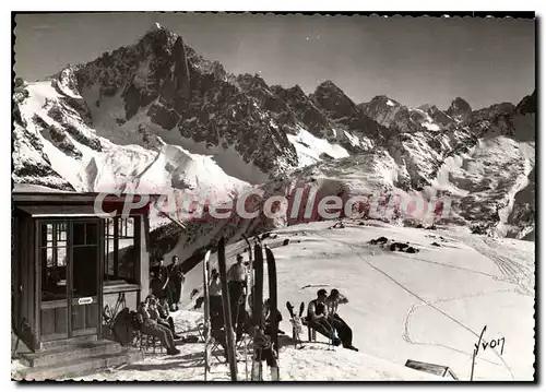 Cartes postales moderne Chamonix Mont Blanc Chalet De Planpraz aiguille verte