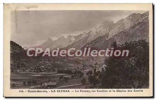 Cartes postales La Clusaz Le Fernuy Les Confins Et La Chaine des aravis