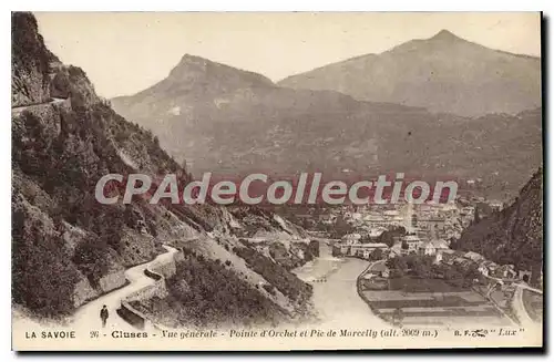 Cartes postales La Cluses Vue Generale Pointe D'Orchet Et Pic  de Marcelly