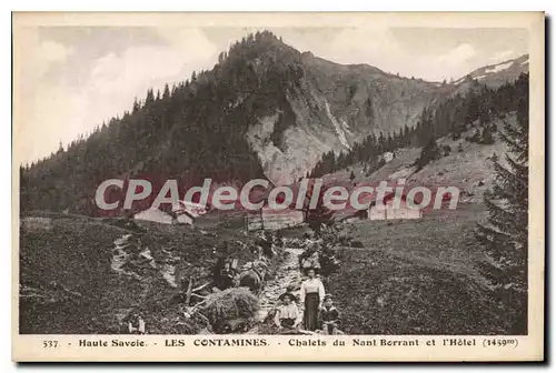 Cartes postales Les CONTAMINES Chalets Du Nant Borrant h�tel