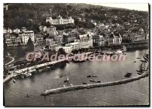 Moderne Karte Evian Les Bains Vue Panoramique