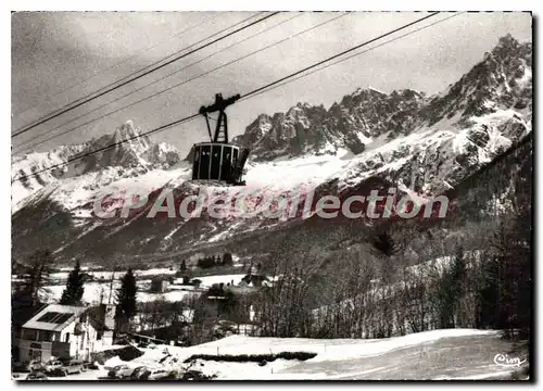 Cartes postales moderne Les Houches Sports D'Hiver benne t�l�ph�rique