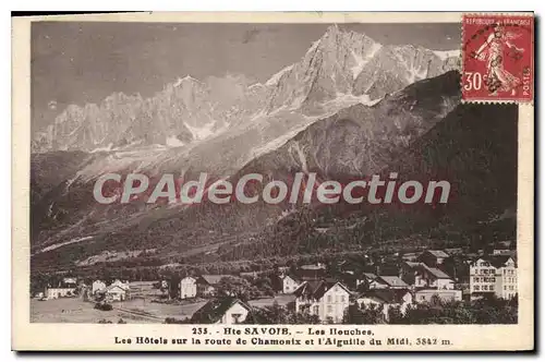 Cartes postales Les Houches Les Hotels Sur La Route De Chamonix