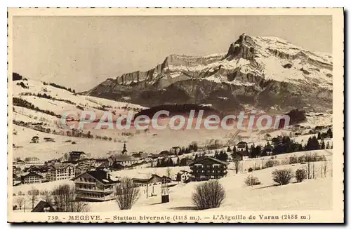 Cartes postales Megeve Station L'Aiguille De Varan