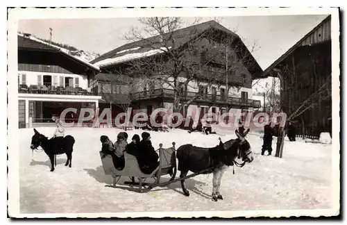 Ansichtskarte AK Megeve Les Enfants Aux sports d'hiver