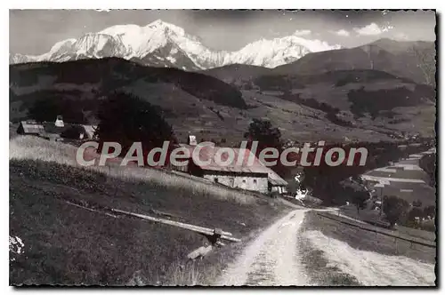 Cartes postales Megeve Vue Sur Le Mont Blanc