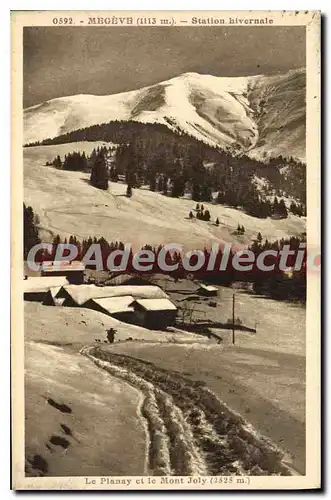 Cartes postales Megeve Le Planay et le mont Joly