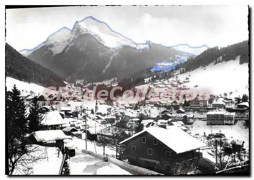 Moderne Karte Morzine vue g�n�rale La Pointe Des Nantaux