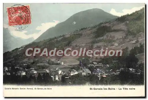 Cartes postales Saint Gervais Les Bains la t�te noire