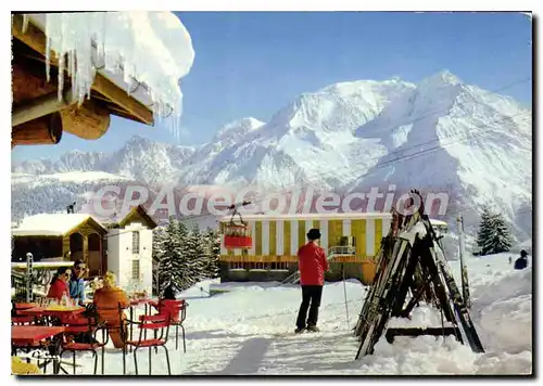 Cartes postales moderne St Gervais Les Bains Echappe Sur Le Massif depuis le Bettex