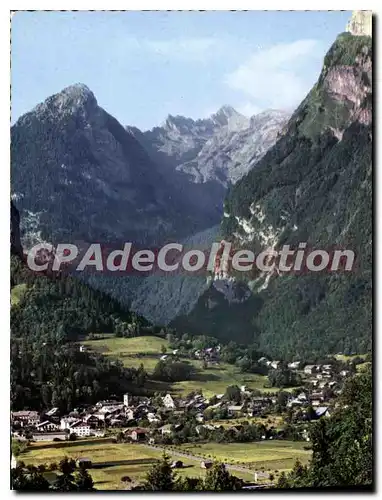 Cartes postales moderne Samoens Vue Generale Les dents blanches