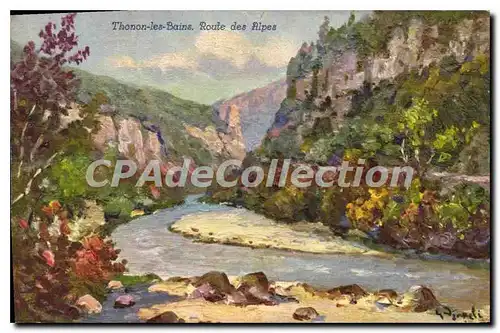 Cartes postales Thonon Les Bains Route Des Alpes Et Gorges de la Dranse